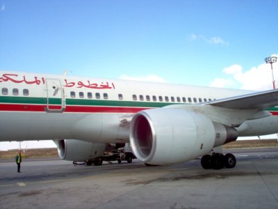 L'avion pour aller à Agadir (Maroc), à l'occasion du GNU/Linux Days 2008