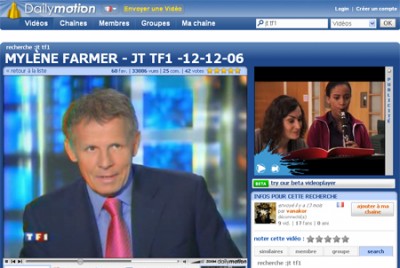 Tf1 sur Dailymotion